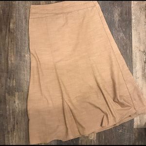 Long khaki skirt